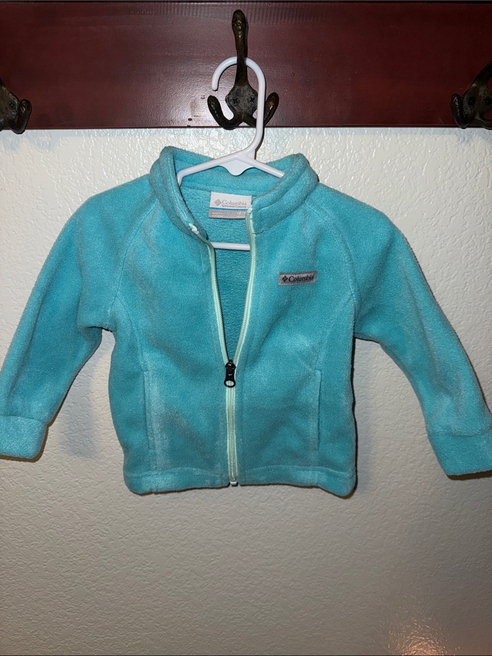 Columbia | Toddler Aqua Blue Fleece Zip Jacket